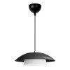 Eliora Megapap  E27 metallic ceiling lamp in black color Ø36x100cm.