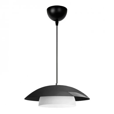 Eliora Megapap  E27 metallic ceiling lamp in black color Ø36x100cm.