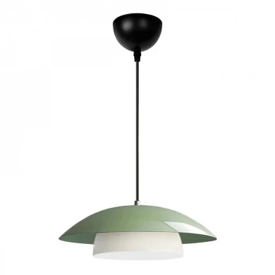 Eliora Megapap  E27 metallic ceiling lamp in mint green color Ø36x100cm.