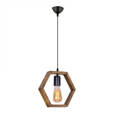 Esela Megapap wooden ceiling light in natural color 26x4x70cm.