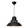 Gerek Megapap  E27 metallic ceiling lamp in black color Ø34,5x100cm.