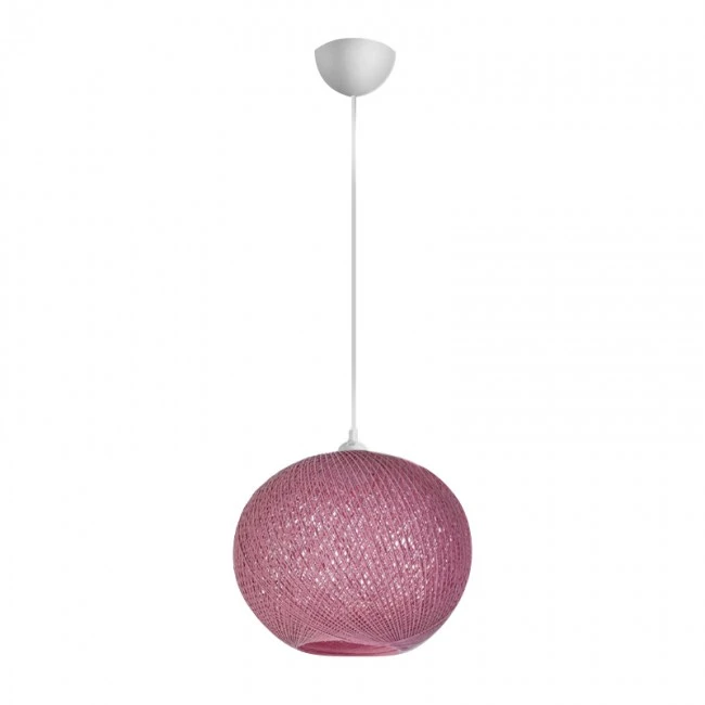 Gibson Megapap ceiling lamp in pink color 30x23x70cm.