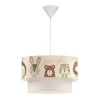 Goofy Megapap fabric ceiling lamp with cute little animals 30x20x70cm.