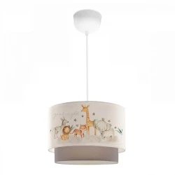 Goofy Megapap fabric ceiling lamp with cute little animals 30x20x70cm.