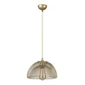 Iris Megapap E27 metallic single-light ceiling light in gold color 25x25x70cm.