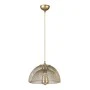 Iris Megapap E27 metallic single-light ceiling light in gold color 25x25x70cm.