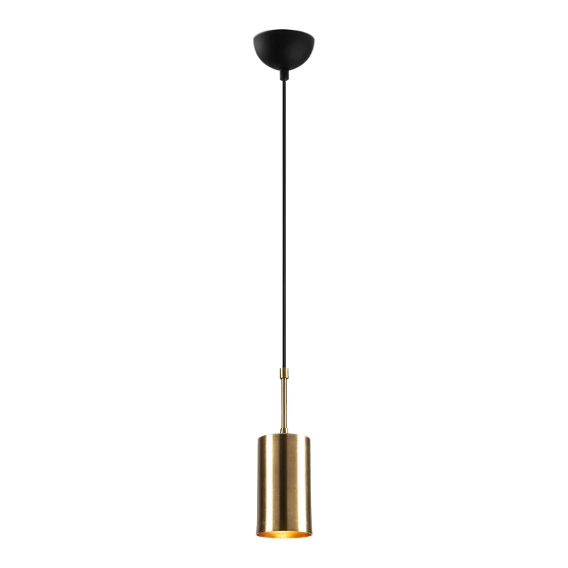 Kem Megapap E27 metallic ceiling lamp in gold color Φ9x124cm.