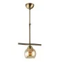 Ceiling lamp Larissa Megapap E27 metal single-light bronze color 25x13x60cm.