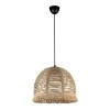 Libia Megapap E27  rope ceiling light in natural color 30x30x70cm.