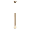 Lizy I Megapap E27 metallic ceiling lamp in vintage gold color Ø4x139cm.