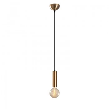Lizy Megapap E27 metallic ceiling lamp in vintage gold color Ø4x111cm.