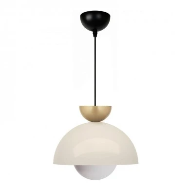 Marilia Megapap  E27 metallic ceiling lamp in white color Ø25x115cm.