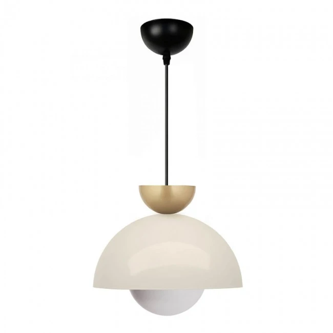 Marilia Megapap  E27 metallic ceiling lamp in white color Ø25x115cm.