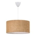 Monahan Megapap E27 juta fabric ceiling lamp in beige color 38x21x70cm.