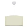 Monahan Megapap fabric ceiling lamp in ecru color 38x20x70cm.