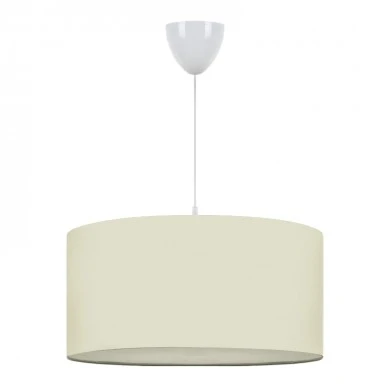 Monahan Megapap fabric ceiling lamp in ecru color 38x20x70cm.