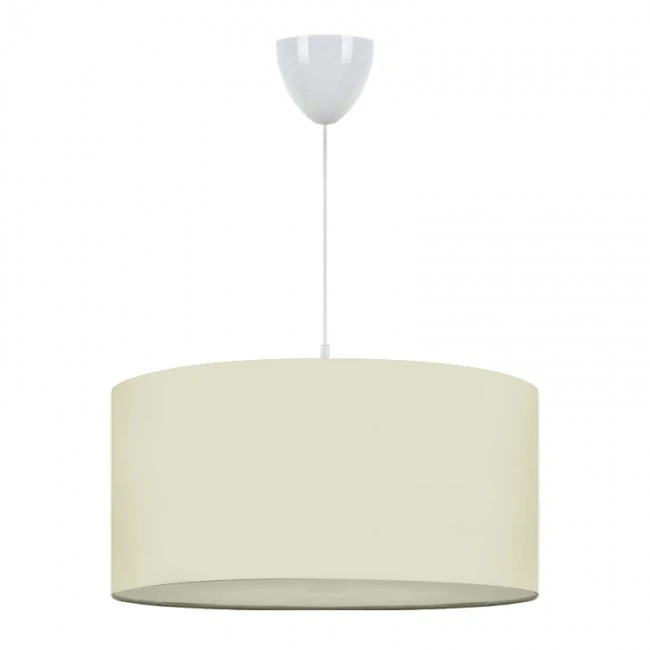 Monahan Megapap fabric ceiling lamp in ecru color 38x20x70cm.