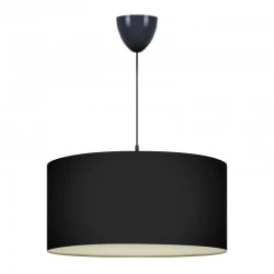 Monahan Megapap fabric ceiling lamp in black color 38x21x70cm.