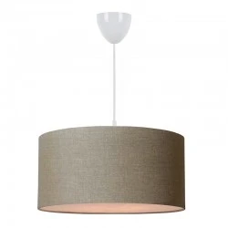 Monahan Megapap fabric ceiling lamp in sand beige color 38x20x70cm.