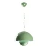 Neptun Megapap  E27 metallic ceiling lamp in green mint color Ø30x70cm.