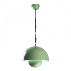 Neptun Megapap E27 metallic ceiling lamp in green mint color Ø30x70cm. Neptun Megapap E27 metallic ceiling lamp in green mint color Ø30x70cm.