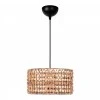 Palmela Megapap E27 rope ceiling lamp in natural color Ø30x70cm.