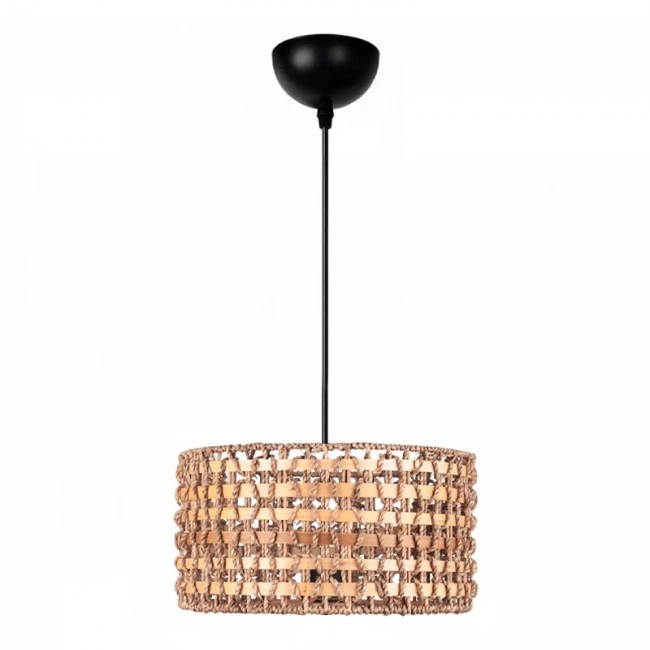 Palmela Megapap E27 rope ceiling lamp in natural color Ø30x70cm.