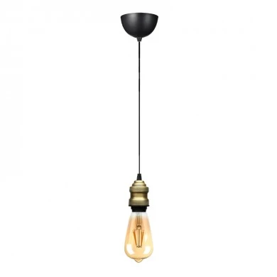 Rustic Megapap E27 metallic ceiling lamp in retro antique color 100-120cm.