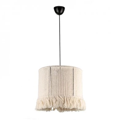Silas Megapap E27 rope ceiling light in white color 30x30x75cm.