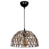 Simoza Megapap E27 metal - rope ceiling light in natural color 30x30x70cm.