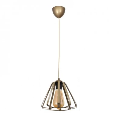 Teresa Megapap metallic ceiling light in gold color Ø22x65cm.
