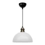 Tomas Megapap  E27 metallic ceiling lamp in white color Ø25x100cm.