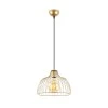 Treiso Megapap  E27 metallic ceiling lamp in gold color Ø28x126cm.