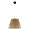 Vadi Megapap E27 rope ceiling light in natural color 30x30x75cm.