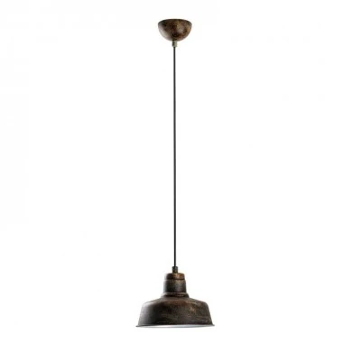 Vinci Megapap  E27 metallic ceiling lamp in copper vintage color Ø19x108cm.