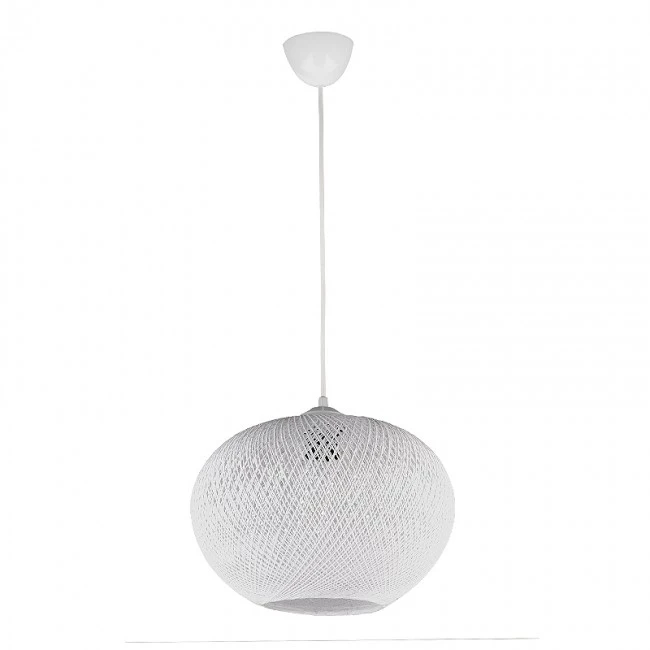 Visca Megapap E27 rope ceiling light in white color 25x25x60cm.