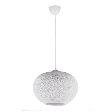 Visca Megapap E27 rope ceiling light in white color 35x35x75cm.