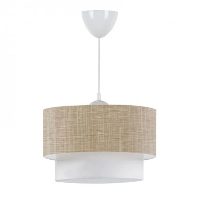 Whitehouse Megapap E27  fabric ceiling lamp in beige color 30x20x55cm.