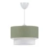 Whitehouse Megapap E27  fabric ceiling lamp in khaki color 30x20x55cm.