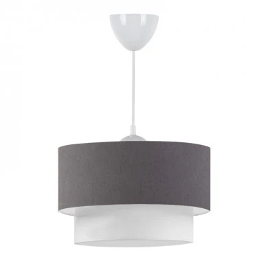 Whitehouse Megapap fabric ceiling lamp in grey color 30x20x55cm.