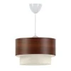 Whitehouse Megapap fabric ceiling lamp in brown color 30x20x55cm.