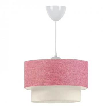 Whitehouse Megapap fabric ceiling lamp in pink color 30x20x55cm.