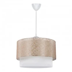 Whitehouse Megapap fabric ceiling lamp in golden color 30x20x55cm.