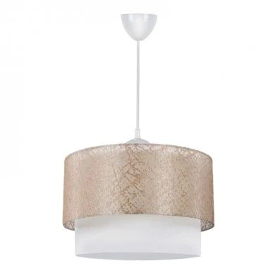 Whitehouse Megapap fabric ceiling lamp in golden color 30x20x55cm.