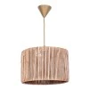 Zale Megapap E27 paper ceiling light in natural color 28x28x65cm.