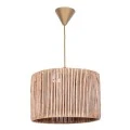Zale Megapap E27 paper ceiling light in natural color 28x28x65cm.