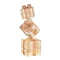 ILLUMINATED GOLD COLUMN OF GIFTS 50x50x150CM WITH 2080 WARM WHITE LED  IP44