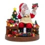 CHRISTMAS MUSICAL SANTA WITH ROTATING TRAIN WITH ADAPTOR 40X40.5X41CM
