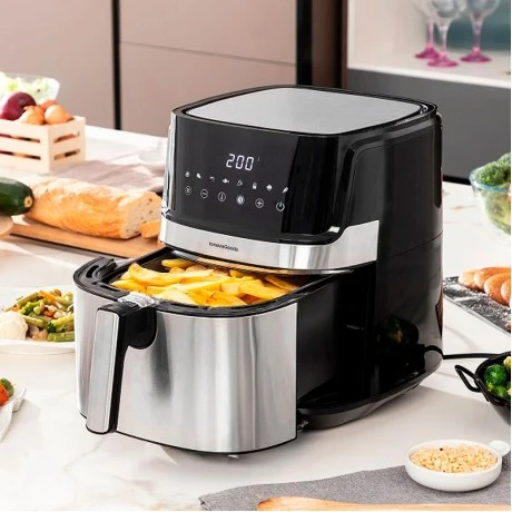 AirFryer Fryinn Pro with detachable bucket 5.5lt color black 1700W