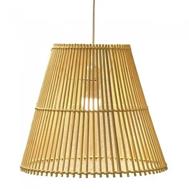 NATURAL BAMBOO CEILING LAMP D37Χ30CM